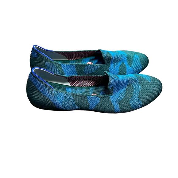 Rothy’s The Loafer Camo Teal‎ Retired Women’s Size 8.5 - Picture 3 of 9
